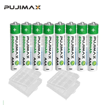 PUJIMAX AAA Ni-MH Акумулаторна Батерия 1,2 В AAA акумулаторни Батерии с Голям Капацитет За Играчки Помещение Електронни Везни alarm clock Здрав Изображение