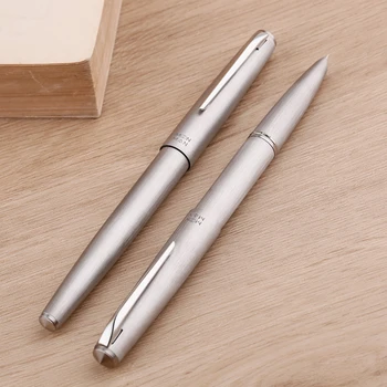 Majohn Ti200 Метална писалка от титанова сплав, тънък размер на 0,5 мм, с конвертером, офис бизнес мастила за писане, гладка дръжка Изображение