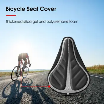 Универсален калъф за каране на велосипед възглавници Лесен монтаж, устойчив на абразия професионален калъф за колоездене седла за езда на велосипед Изображение