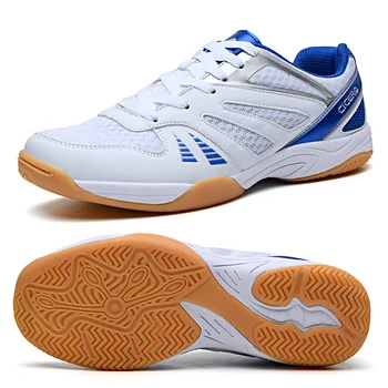 Мъжки висококачествена градинска обувки за гандбола, мъжки дишаща професионална обувки Basminton, женски леки спортни гуменки за лека атлетика Изображение